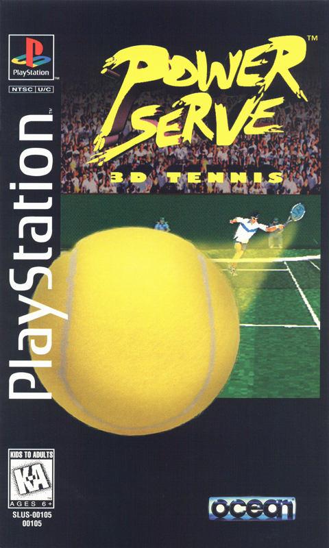 Power Serve box art for Playstation